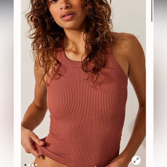 Free People Tops - Intimately Free People Ribbed Seamless Tank in Copper Rose! NWOT